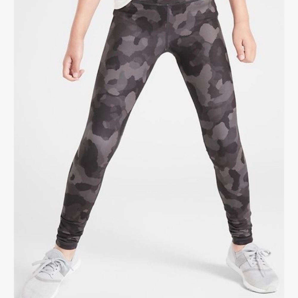 Athleta girl full length camo leggings